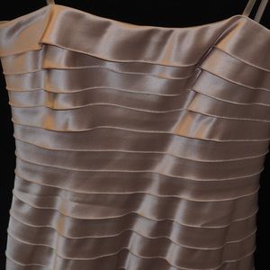 BCBG MaxAzari rose gold cocktail dress USED